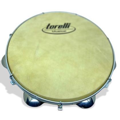 Imagem de Pandeiro injetado torelli 10" pele animal- natural