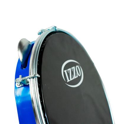 Imagem de Pandeiro izzo 10 polegadas abs com pele preta 3440 azul