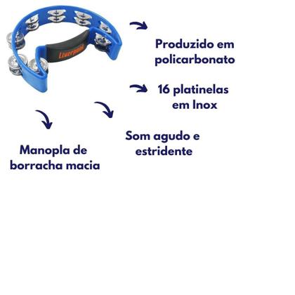 Imagem de Pandeiro meia lua liverpool