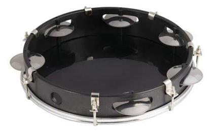 Imagem de Pandeiro Phx Abs Preto 10 Pele Preta 87 abs Profissional