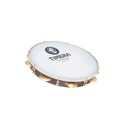 Imagem de Pandeiro Profissional 12” Formica Chocolate com Capa