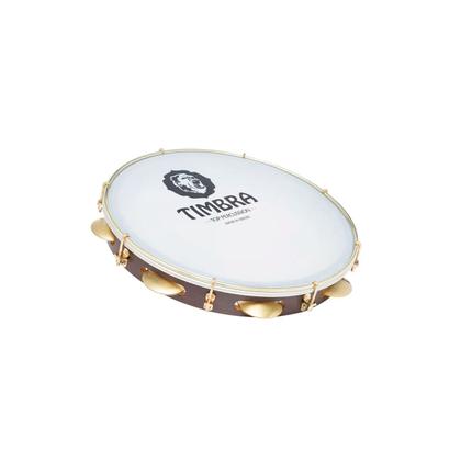 Imagem de Pandeiro Profissional 12” Formica Chocolate com Capa