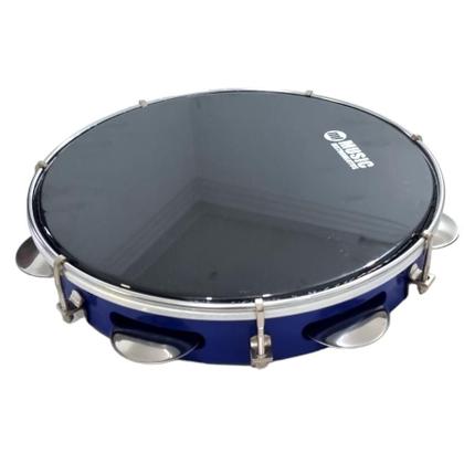 Imagem de Pandeiro Profissional Phx 10” Abs Preto E Cromado Music Instrumentos