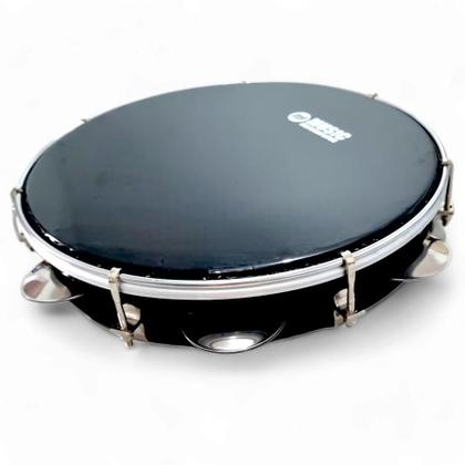 Imagem de Pandeiro Profissional Phx 10” Abs Preto E Cromado Music Instrumentos