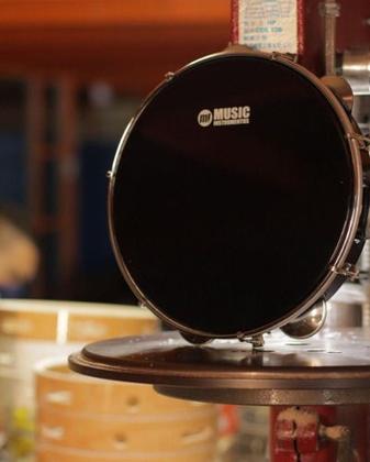 Imagem de Pandeiro Profissional Phx Abs Preto 10 Pele Preta Music Ins