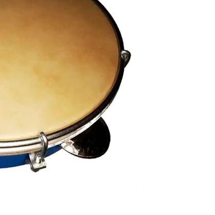 Imagem de Pandeiro spanking 10 pol. abs azul c/ pele couro