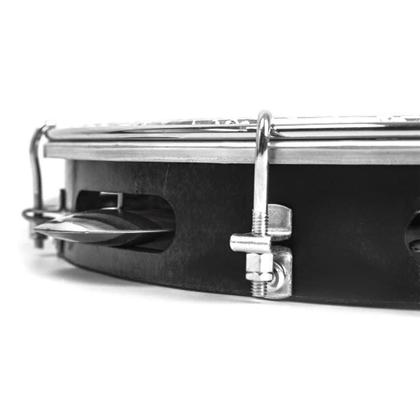 Imagem de Pandeiro Torelli 10 Polegadas Preto Abs Pele Cristal com Capa