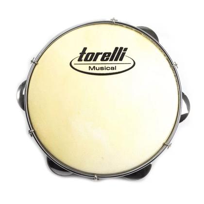 Imagem de Pandeiro Torelli Standart Revestido com Fórmica Natural Pele Animal TP356