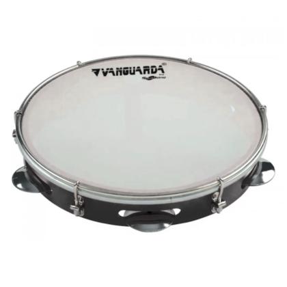 Imagem de Pandeiro Vanguarda 10 ABS Preto Pele Leitosa Spanking