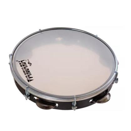 Imagem de Pandeiro Vanguarda 10 ABS Preto Pele Leitosa - Spanking