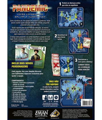 Imagem de Pandemic - Jogo De Tabuleiro - Galápagos Em Português