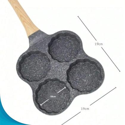 Panela 4 Partição Antiaderente Panquecas E Ovos Com Garantia - Blackwatch Imagem de Panela 4 Partição Antiaderente Panquecas E Ovos Com Garantia
