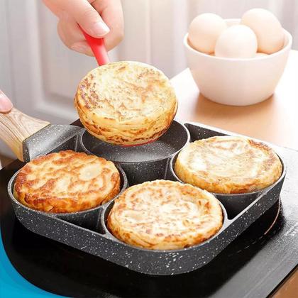 Panela 4 Partição Antiaderente Panquecas E Ovos Com Garantia - ZONNE Imagem de Panela 4 Partição Antiaderente Panquecas E Ovos Com Garantia