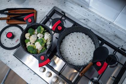 Imagem de Panela Caçarola Antiaderente Em Mármore 24cm Autêntico Chef