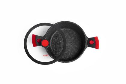 Imagem de Panela Caçarola Antiaderente Em Mármore 24cm Autêntico Chef