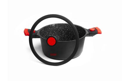 Imagem de Panela Caçarola Antiaderente Em Mármore 24cm Autêntico Chef