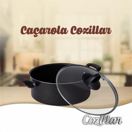 Imagem de Panela Caçarola Avulsa Teflon Com Tampa De Vidro Nº 24cm