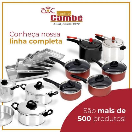 Imagem de Panela/caçarola cereja c/tampa vidro e cabo 2,00l