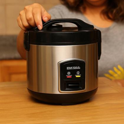 Imagem de Panela de Arroz 220v 400w Medidor Colher Grade Vapor 1 Litro