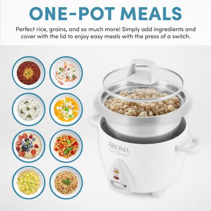 Imagem de Panela de Arroz AROMA Select ARC-753SG - 1,3L (6 Xícaras) - Inox