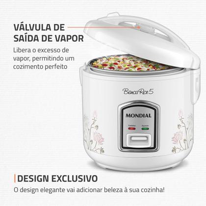 Imagem de Panela De Arroz Bianca Rice 5 MondiaL 400W - NPE-05-5X