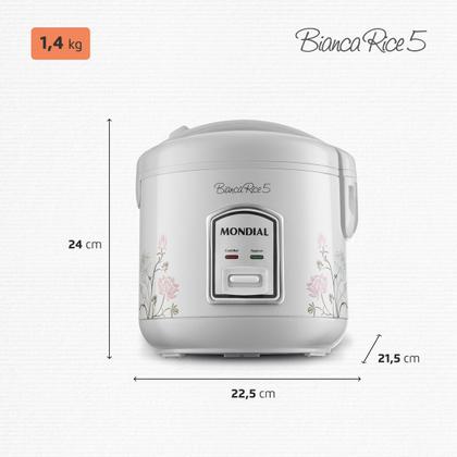 Imagem de Panela De Arroz Bianca Rice 5 MondiaL 400W - NPE-05-5X