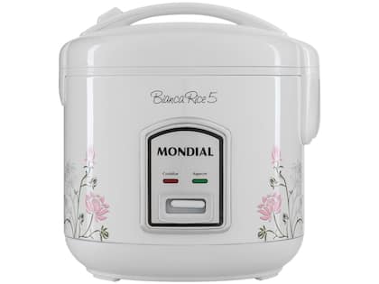 Panela De Arroz Bianca Rice 5, Mondial, Branco, 400W, 127V - NPE-05-5X