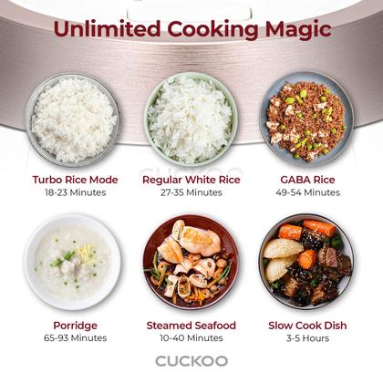 Imagem de Panela de arroz Cuckoo CRP-RT0609FW 1,4L/2,8L 14 opções de menu