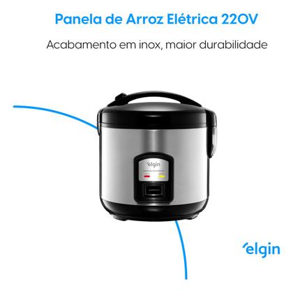 Imagem de Panela de Arroz Elétrica Elgin 5 Xícaras 1 Litro 400W