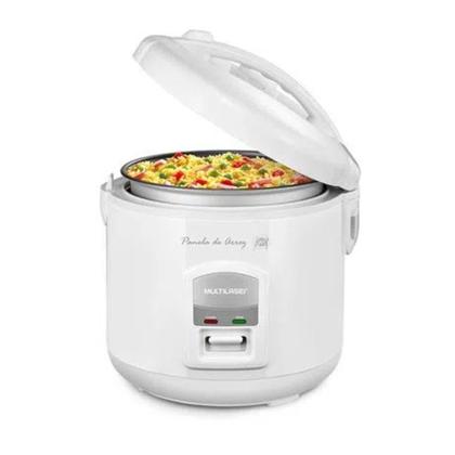 Imagem de Panela de Arroz Elétrica Gourmet 5 Xícaras 220V Branca Multilaser - CE02