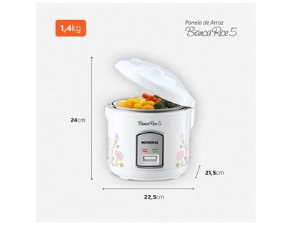 Imagem de Panela de Arroz Elétrica Mondial Bianca Rice