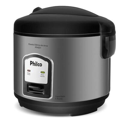 Imagem de Panela De Arroz Elétrica Philco 5 Xícaras 1,6L PPAE01 110V