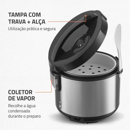 Imagem de Panela de Arroz Mondial PE-43 6 Xícaras 500W 127V