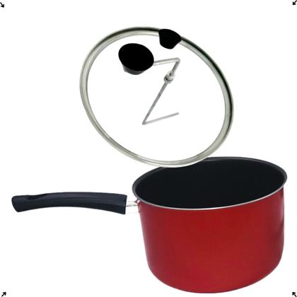 Imagem de Panela de Fazer Pipoca PipoqueiraAntiaderente 20 Cm 4L Vermelho - RL