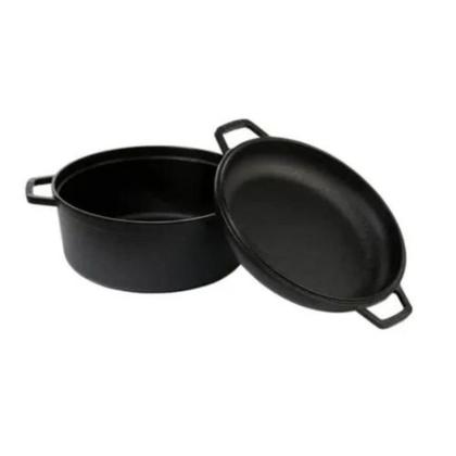 Imagem de Panela de Ferro Fundido Caçarola Duo Forno Holandês Santana