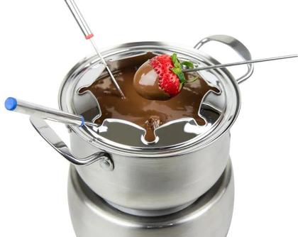 Imagem de Panela de Fondue Elétrica Nostalgia em Aço Inoxidável 127V