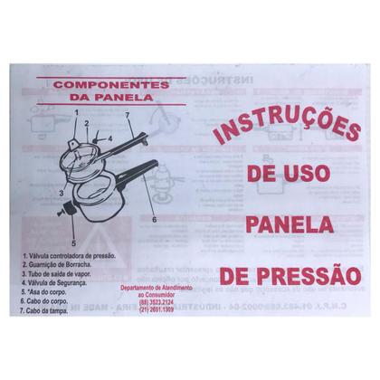 Imagem de Panela de Pressão 12,0 Litros Alumínio Polido