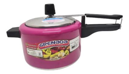 Imagem de Panela De Pressão 2,5 Litros Grenada Pequena De Alumínio Pink