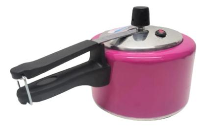 Imagem de Panela De Pressão 2,5 Litros Grenada Pequena De Alumínio Pink