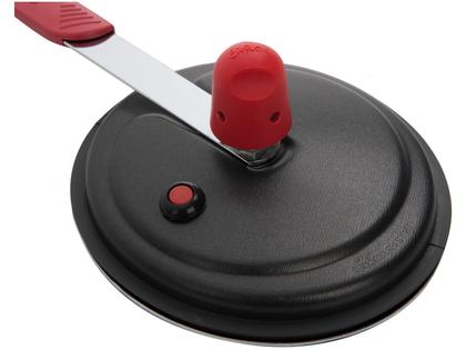 Imagem de Panela de Pressão 2L Antiaderente em Aluminio 2 Litros Anti Aderente Preta Eirilar 909