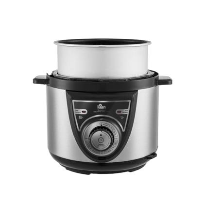 Imagem de Panela de Pressão 4 Litros Mecânica Aço Inox Antiaderente 800w Função Aquecer Kian