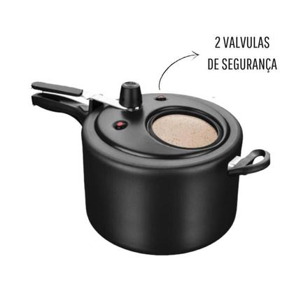 Imagem de Panela de Pressão 4,5L Antiaderente Com Visor de Vidro