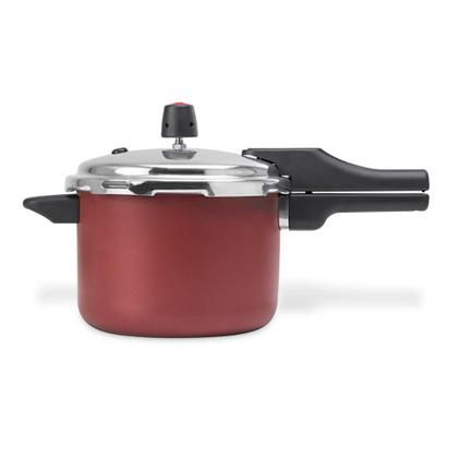 Imagem de Panela de Pressão 4,5L em Alumínio Multiflon Quartzo Versátil Vermelho