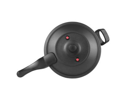 Imagem de Panela de Pressão 4,5L Fecho Externo c/Tampa de Vidro - Preta