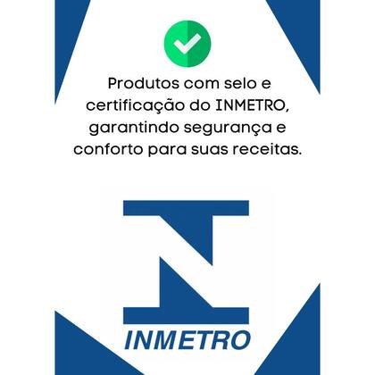 Imagem de Panela de Pressão 7 litros - Tamanho Grande - Antiaderente Cereja  Certificado pelo INMETRO