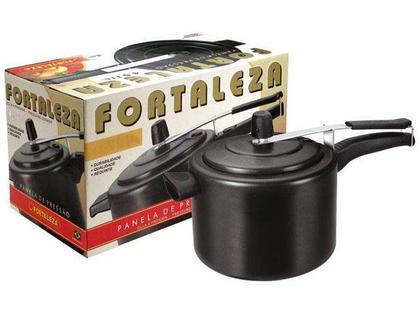 Imagem de Panela de Pressão Alumínio Fortaleza Black - 7L