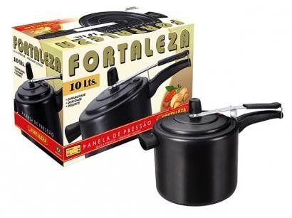 Imagem de Panela de Pressão Black Antiaderente 10L Fortaleza
