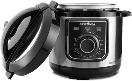 Imagem de Panela de Pressão Britânia Multifuncional 3L BPP01PI 127V