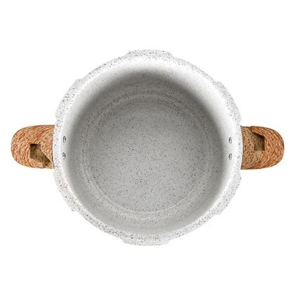 Imagem de Panela de Pressão Ceramic Life Pressure com indução 22cm 5,4L Vanilla 4953/103 Brinox