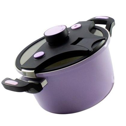 Imagem de Panela De Pressão De Indução Em Alumínio Cerâmico 6L 24cm